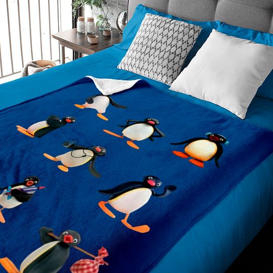 Discover Pingu Baby Blankets