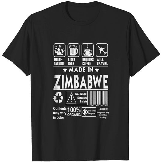 Discover Zimbabwe Made in Zimbabwe Shirt