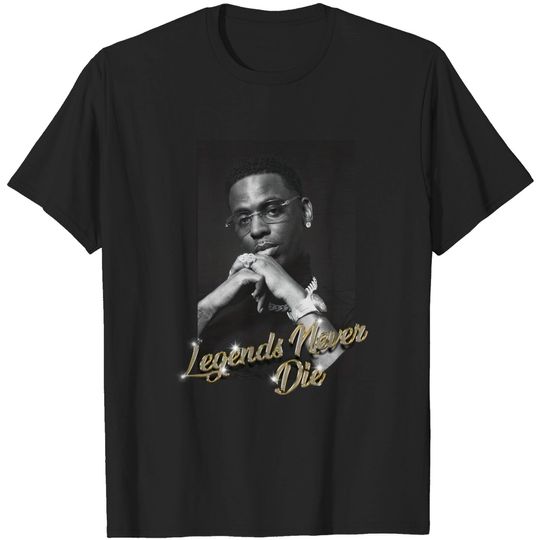 Discover Young Dolph Legends Never Die Hip Hop T-Shirt