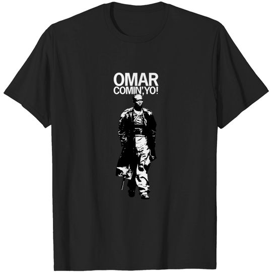 Discover Omar Comin' The Wire - Omar Little - T-Shirt