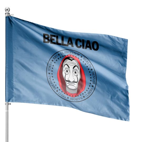 Discover Bella Ciao V.2 - La Casa De Papel - House Flags