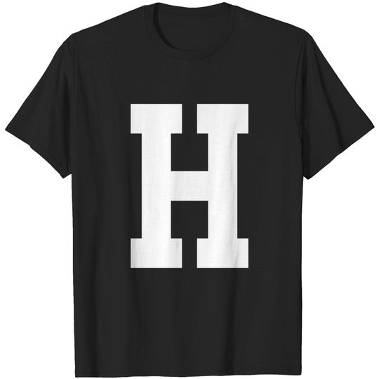 Discover Capital H Alphabet Letters - Letter H - T-Shirt