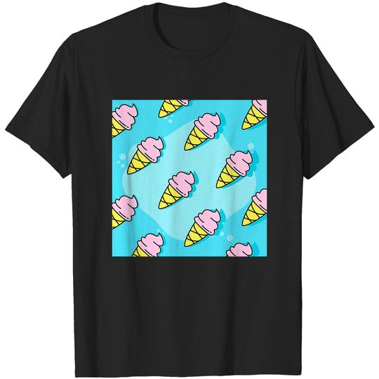 Discover Pastel Ice Cream Cones - Ice Cream Lover - T-Shirt
