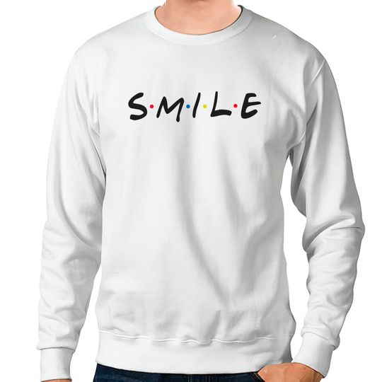 Discover Smile face mask  Pullover Sweatshirt
