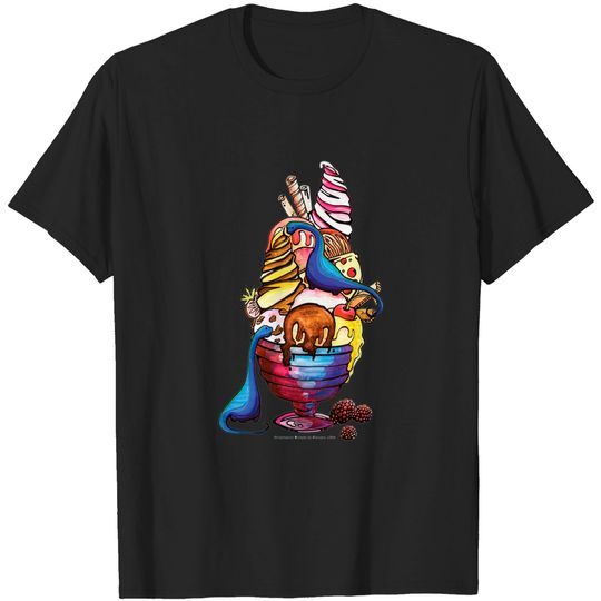 Discover Dinosaur Ice Cream - Cold - T-Shirt