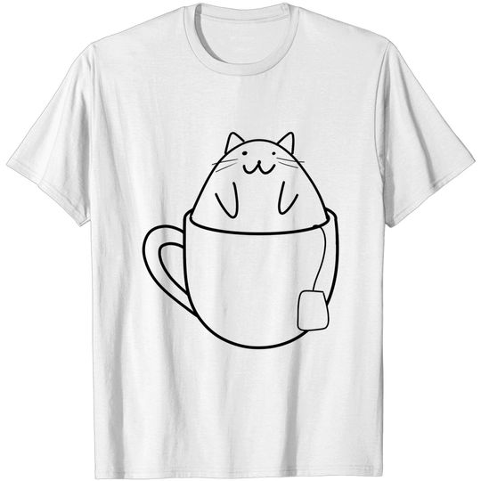 Discover Cat in a Cup - Cute Cat Cup - T-Shirt