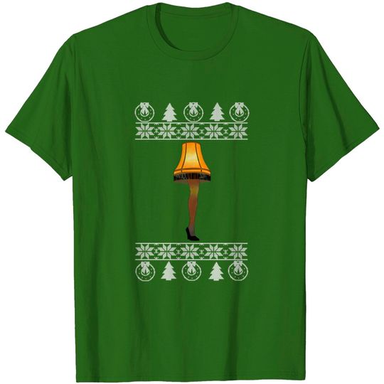 Discover A Christmas story lamp - Ugly Christmas Sweater - T-Shirt