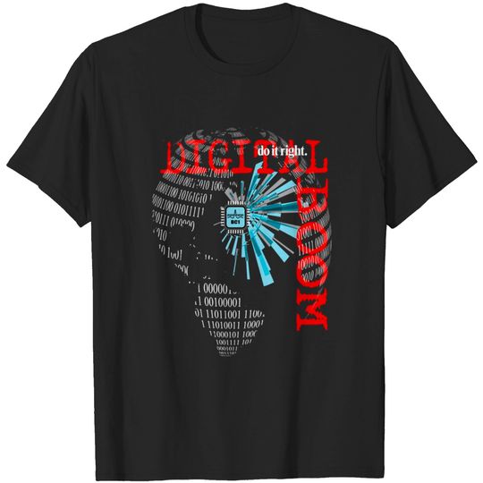 Discover Digital Boom - Digital Boom - T-Shirt