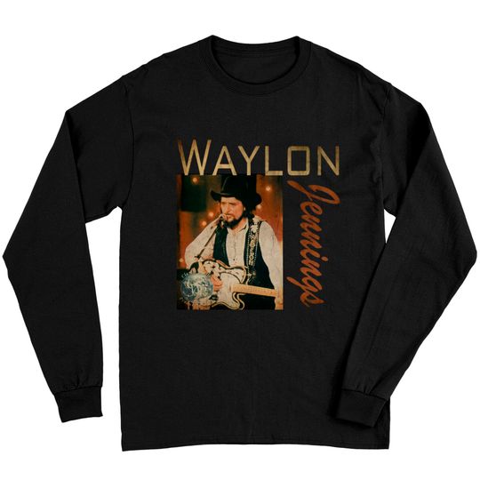 Discover Waylon vintage - Waylon Jennings - Long Sleeves