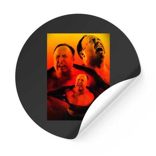 Discover ALEX JONES IS ANGRY - Alex Jones - Stickers