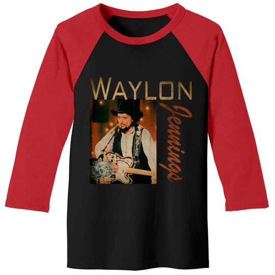 Discover Waylon vintage - Waylon Jennings - Baseball Tees
