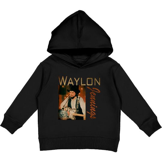 Discover Waylon vintage - Waylon Jennings - Kids Pullover Hoodies