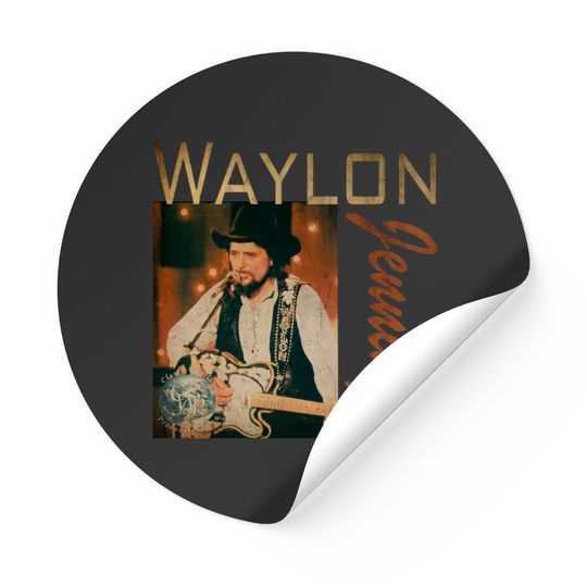 Discover Waylon vintage - Waylon Jennings - Stickers