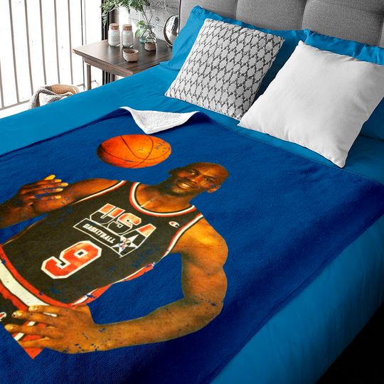 Discover basketball in jordan's hands - Michael Jordan - Baby Blankets
