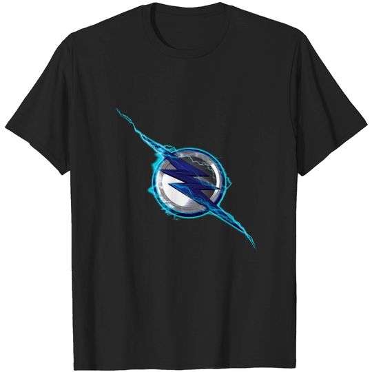 Discover ZOOM Powered up - Blue Lightening - T-Shirt