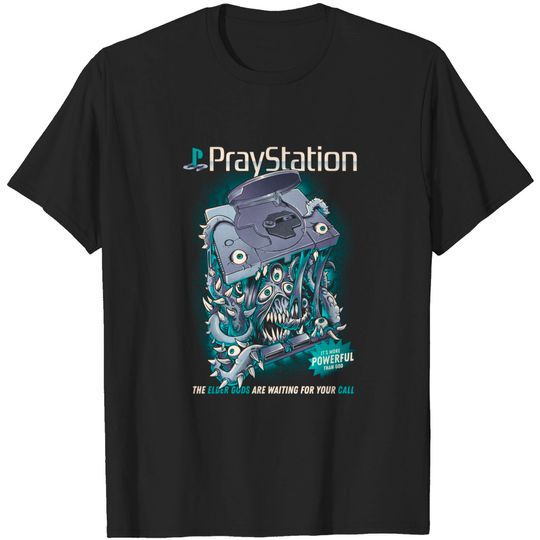 Discover The PrayStation - Playstation - T-Shirt