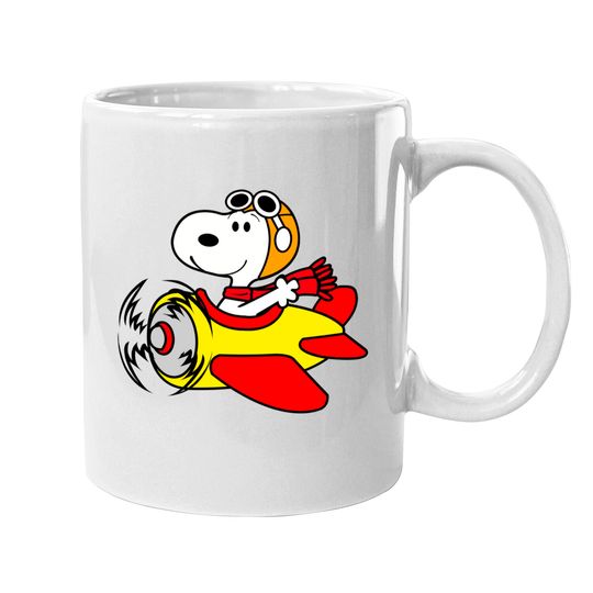 Discover Snoopy Fly Airplane - Snoopy - Mugs