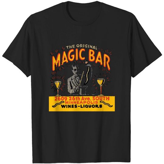 Discover Magic Bar Lounge - Vintage Advertisement - T-Shirt