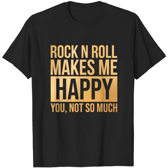 Discover Rock N Roll Music - Rock N Roll Music - T-Shirt