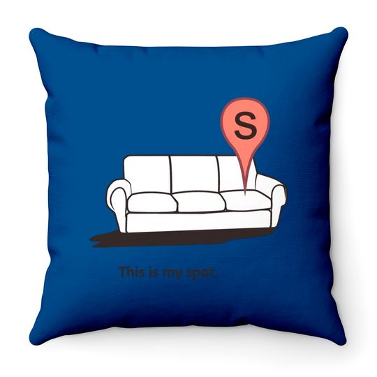 Discover Sheldon Cooper This Is My Spot Big Bang Theory Custom Throw Pillows