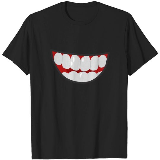 Discover Cartoon Mouths Face - Face Masks Funny - T-Shirt