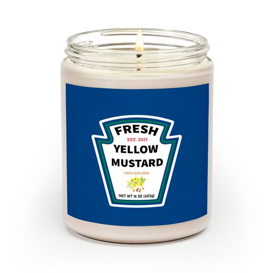 Discover Fresh Yellow Mustard Halloween Costume - Mustard Costume - Scented Candles