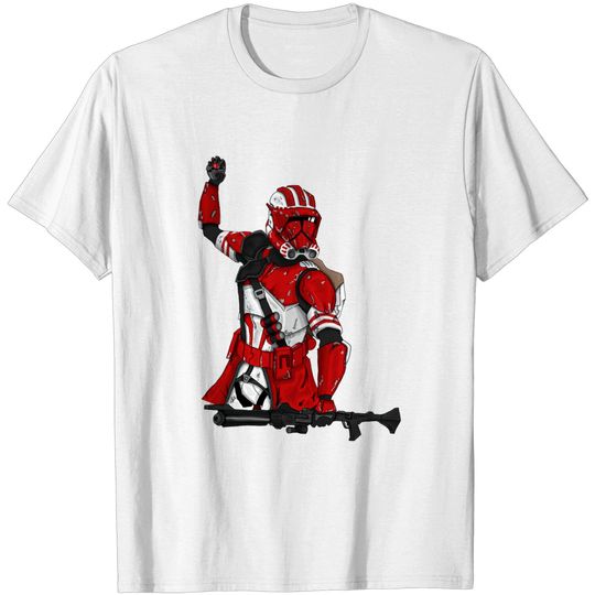 Discover Coruscant Guard Heavy Clone Trooper - Clone Trooper - T-Shirt