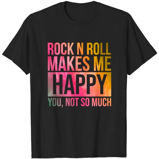 Discover Rock N Roll Music - Rock N Roll Music - T-Shirt