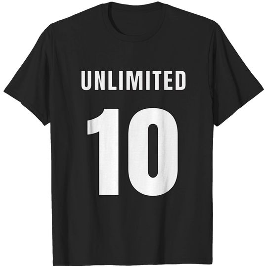Discover UNLIMITED NUMBER 10 FRONT-PRINT - 10 - T-Shirt