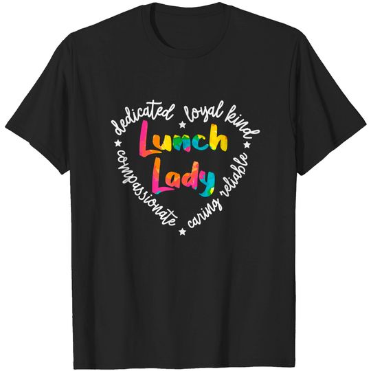 Discover Lunch Lady Cafeteria Worker Dinner Lady Cook Job Profession T-Shirt