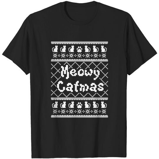 Discover Meowy Catmas - Christmas Sweater - T-Shirt