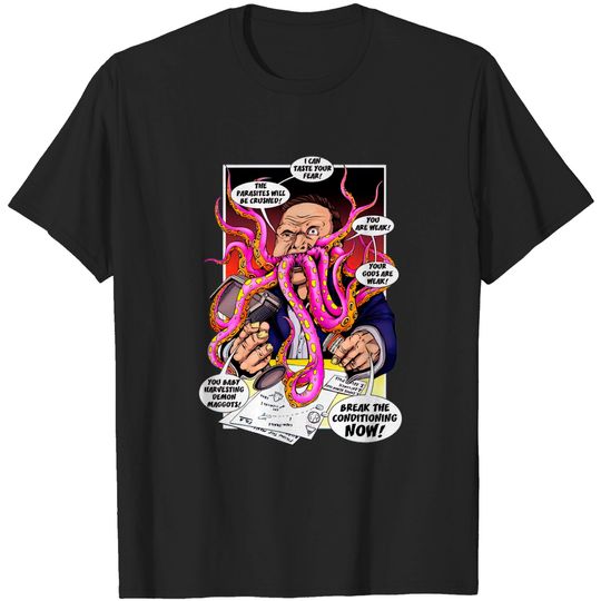 Discover Globalists! - Alex Jones - T-Shirt