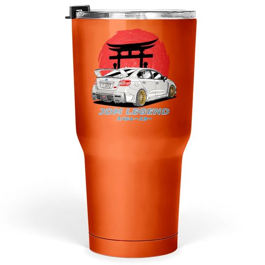 Discover JDM White Subie Impreza  WRX STi Tumblers 30 oz