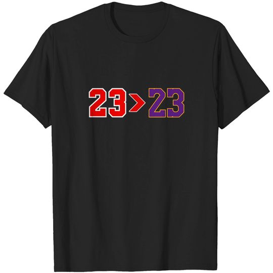 Discover Jordan over Bron - Michael Jordan - T-Shirt