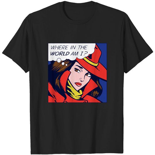 Discover Pop SD - Carmen Sandiego - T-Shirt
