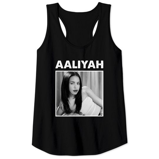 Discover Baby Girl Aaliyah Oldschool Musique Fan Tank Tops