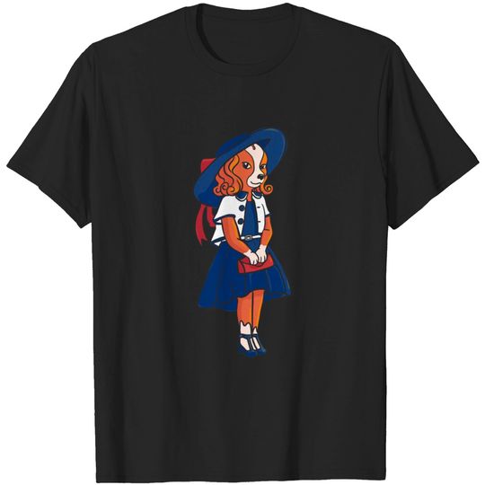 Discover Vintage Spaniel - Cavalier King Charles Spaniel - T-Shirt