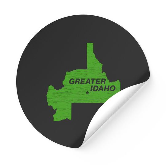 Discover Greater Idaho-Map 2020 Stickers
