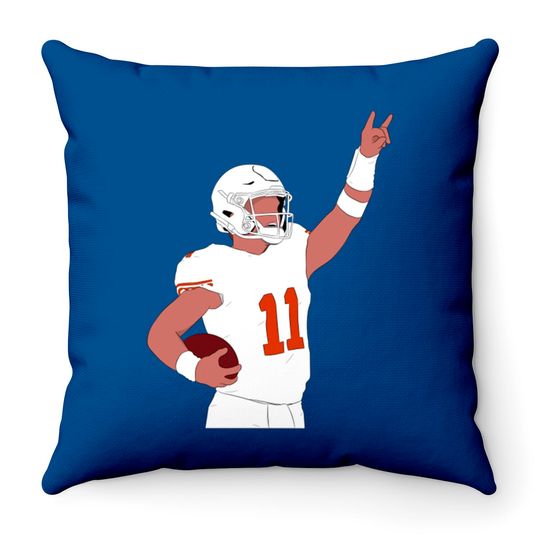 Discover Sam Ehlinger - Sam Ehlinger - Throw Pillows