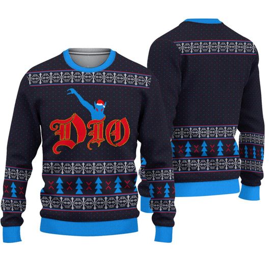 Discover Vintage Dio Holy Diver Tour 83 Limited Edition Christmas Sweater
