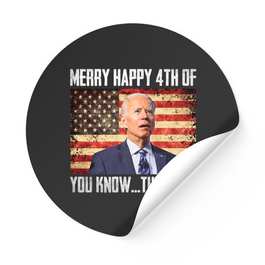 Discover Joe Biden 4th of July Stickers