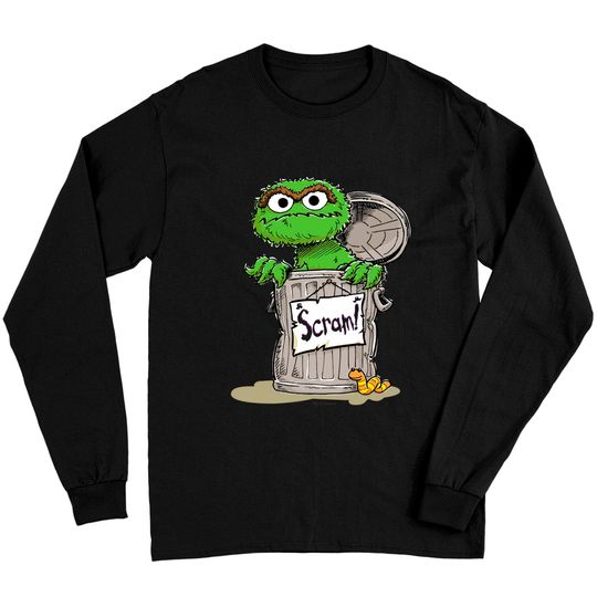 Discover Oscar the Grouch Scram Long Sleeves