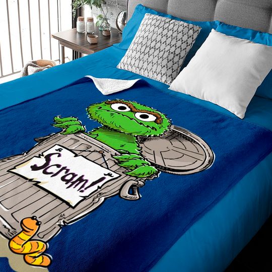 Discover Oscar the Grouch Scram Baby Blankets