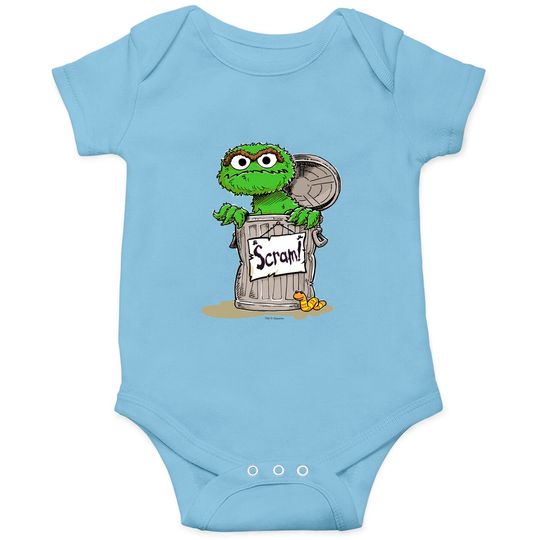 Discover Oscar the Grouch Scram Onesies