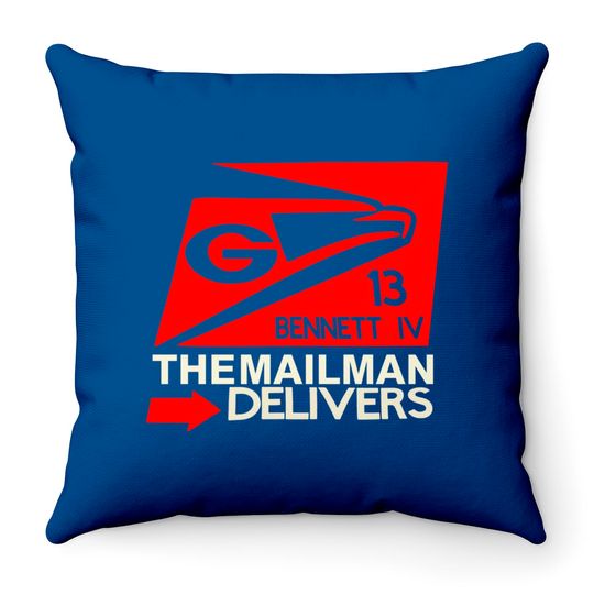 Discover Stetson Bennett the Mailman Delivers Throw Pillows