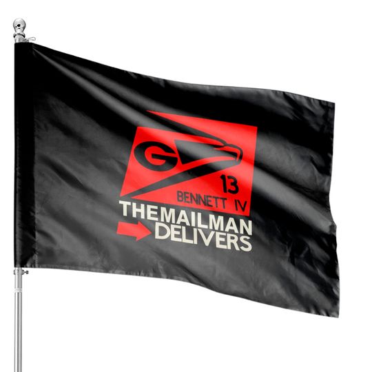 Discover Stetson Bennett the Mailman Delivers House Flags