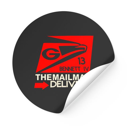 Discover Stetson Bennett the Mailman Delivers Stickers