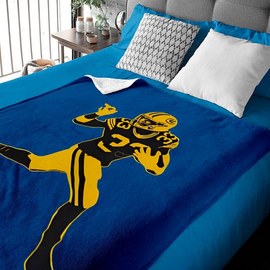 Discover Aaron Jones Wave To Em Baby Blankets, Aaron Rodgers