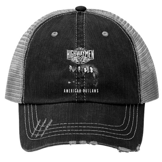 Discover Live The highwaymen outlaws band 35 years anniversary gift for fans and lovers Trucker Hats