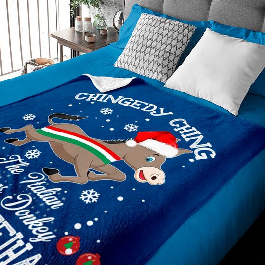 Discover Dominick The Christmas Donkey Italian Donkey Christmas Gifts Baby Blankets